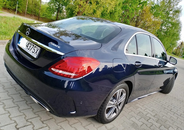 Mercedes-Benz Klasa C cena 112900 przebieg: 121000, rok produkcji 2018 z Myszków małe 781